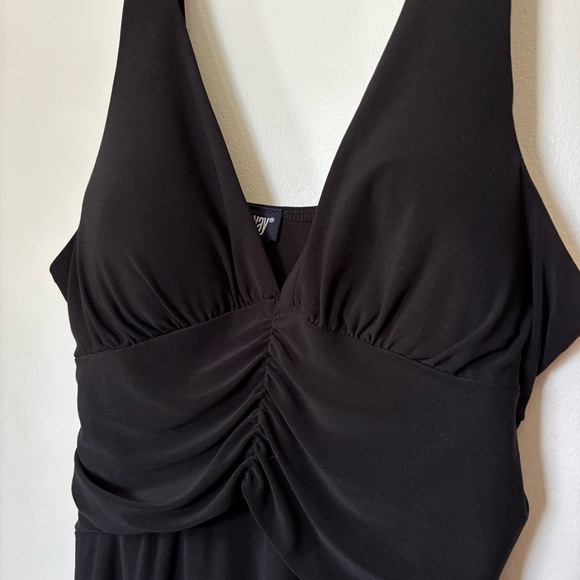 ✨Vintage Y2K Subway Black Maxi Dress Size Large - Picture 6 of 7